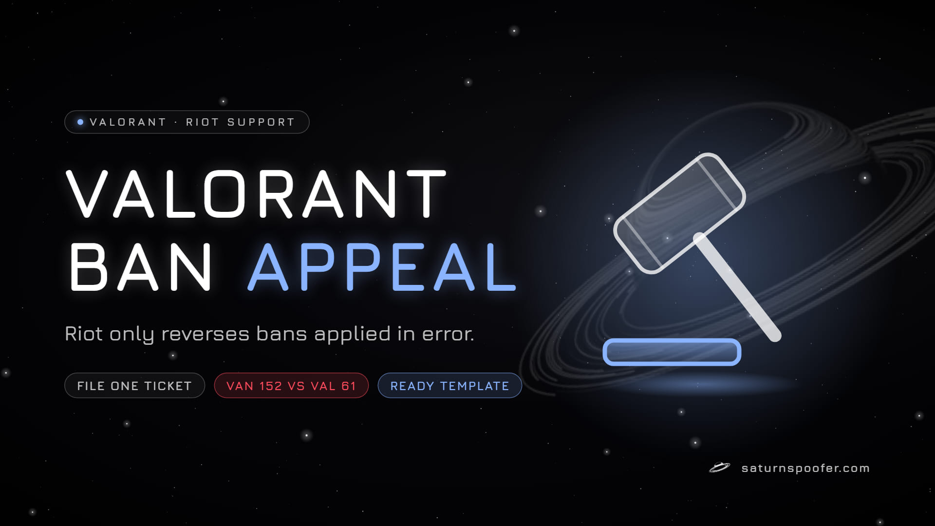 Valorant Ban Appeal: Template & What Riot Reverses