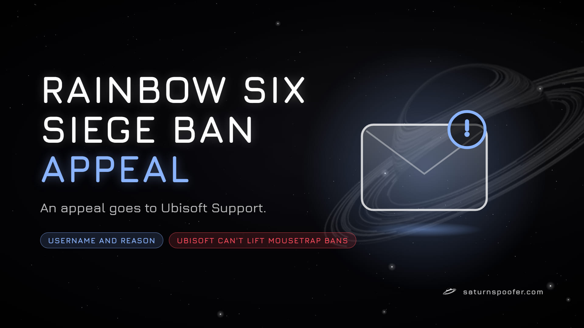 R6 Ban Appeal: Appealing a Rainbow Six Siege Ban